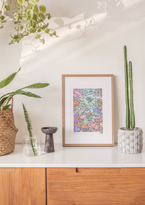 Reef Art Print