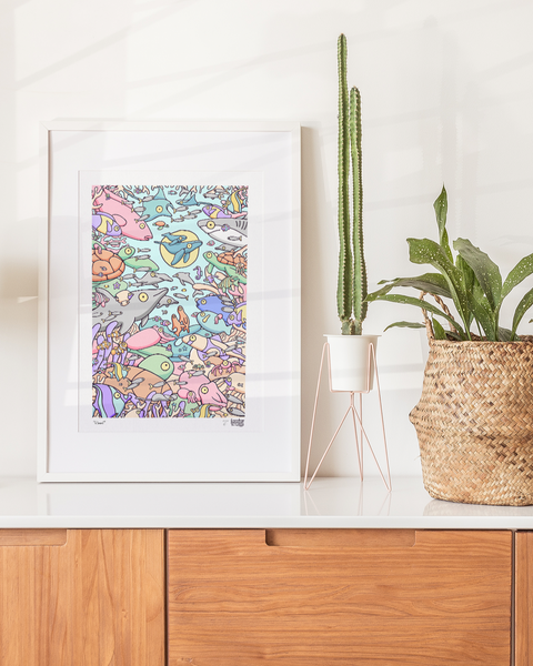 Reef Art Print