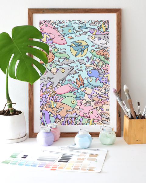 Reef Art Print