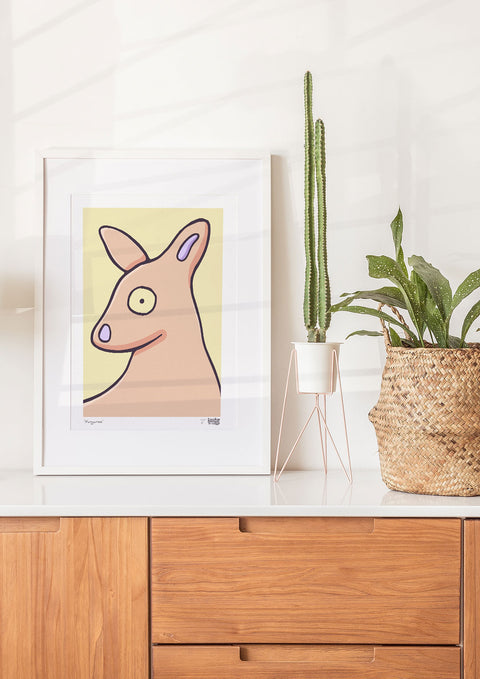 Kangaroo Art Print