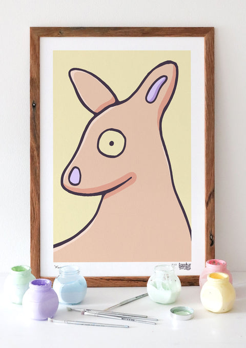 Kangaroo Art Print