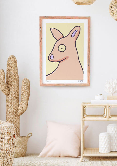 Kangaroo Art Print