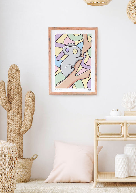 Funky Koala Art Print