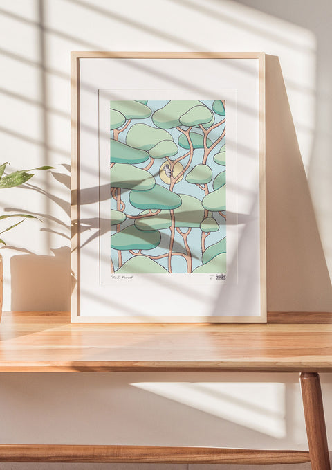 Koala Forest Wall Art Print