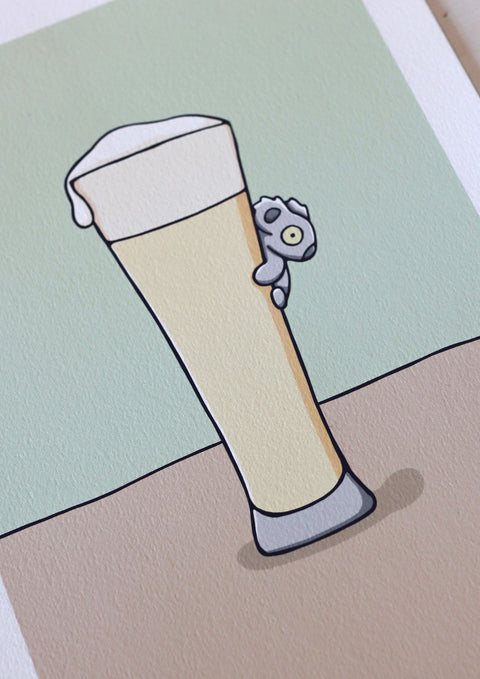 Koala Lager Art Print