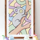 Funky Koala Art Print