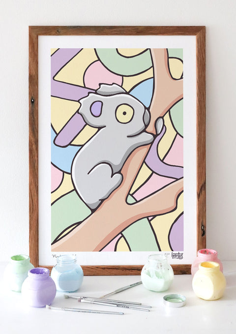 Funky Koala Art Print