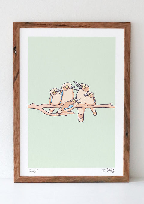 Laugh Art Print