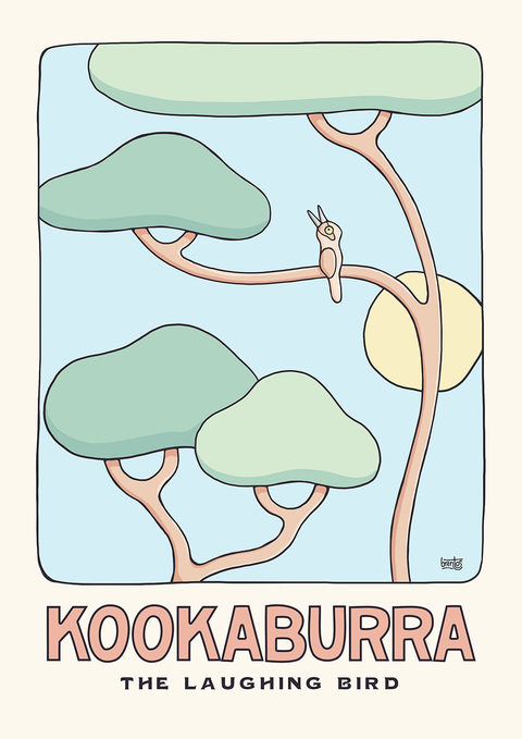 Laughing Kookaburra Poster