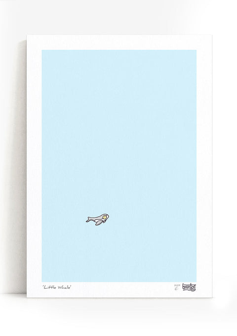 Little Whale Art Print