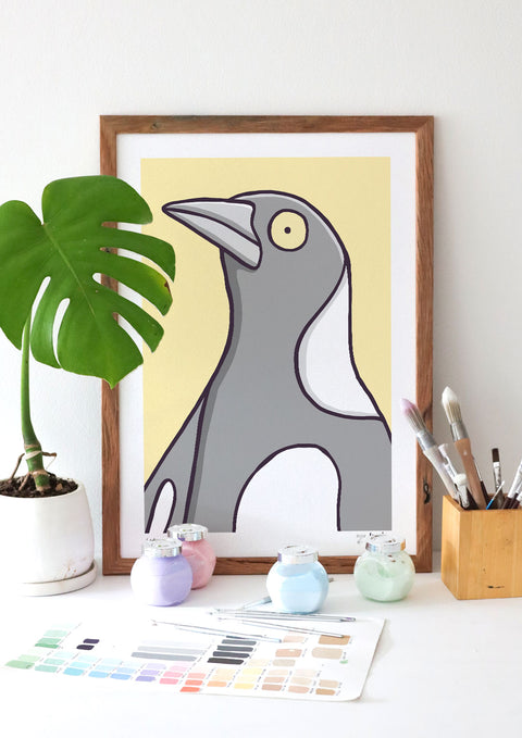 Magpie Art Print