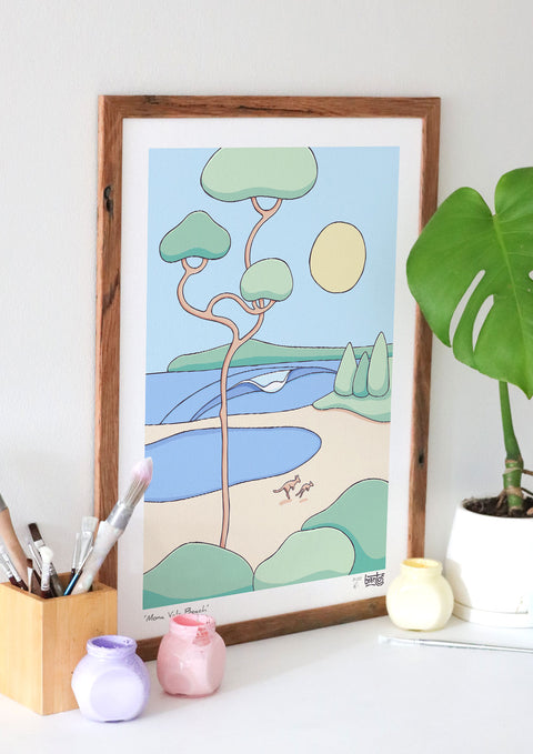Mona Vale Beach Art Print
