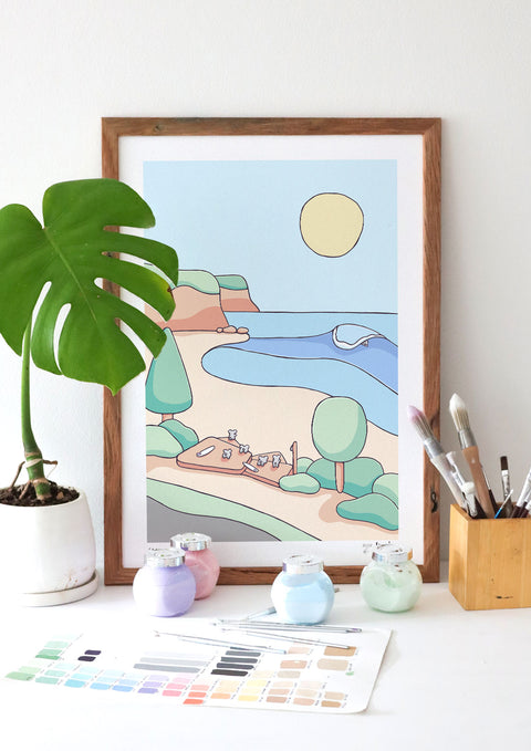 Newport Beach Art Print