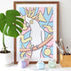 Psychedelic Cocky Art Print