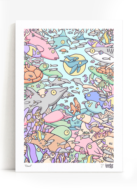 Reef Art Print