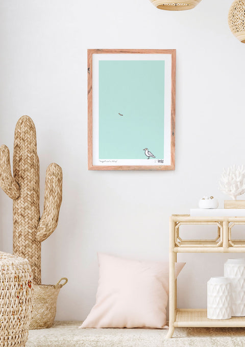 Seagull and Chip Art Print