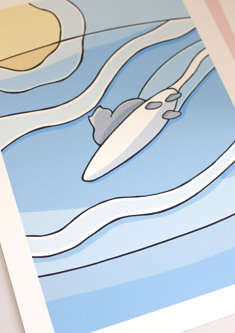 Looking Up Art Print