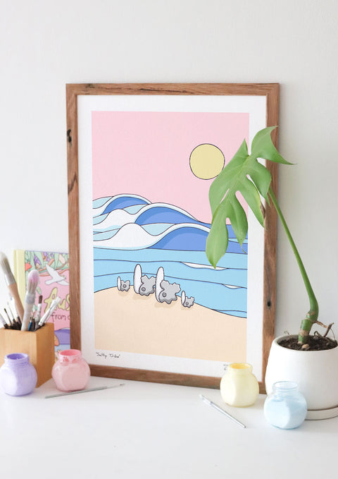Salty Tribe Art Print