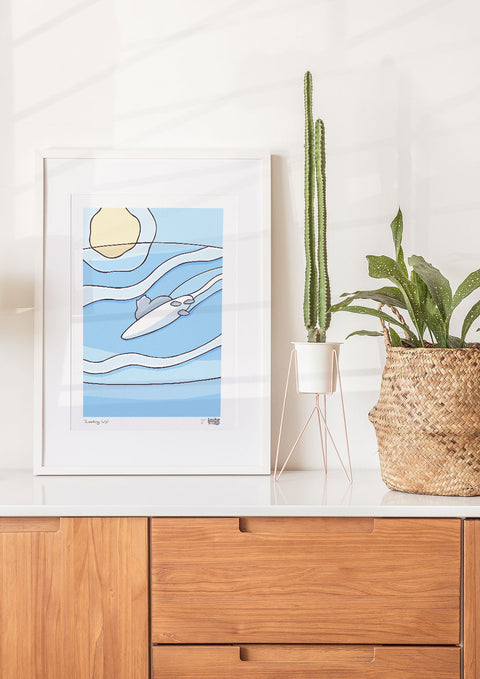 Looking Up Art Print