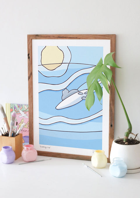 Looking Up Art Print