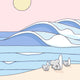 Create Your Own Surfing Koala Family Print