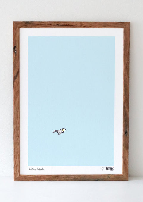 Little Whale Art Print