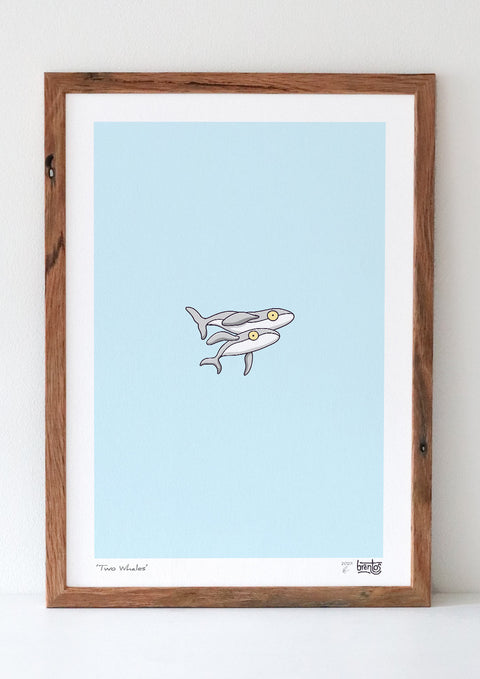Create Your Own Whale Family Print