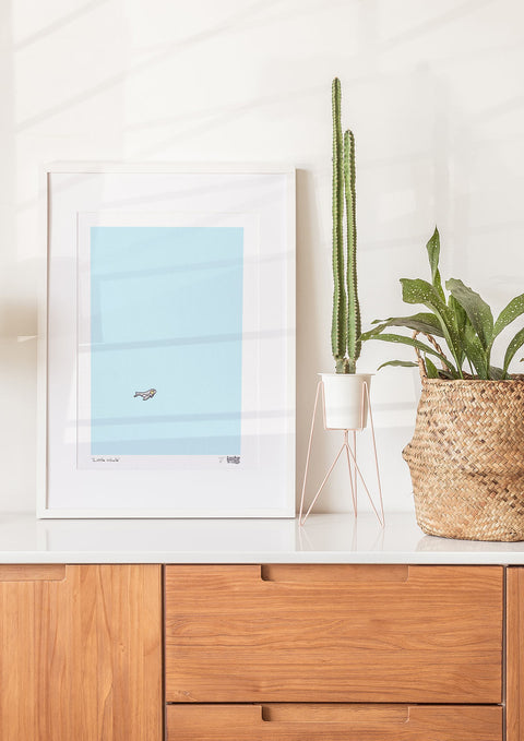 Little Whale Art Print